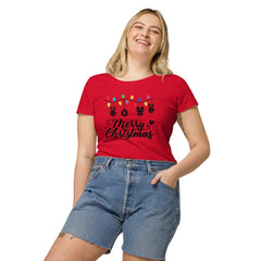 Merry Christmas Printed Women's T-Shirt