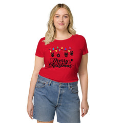 Merry Christmas Printed Women's T-Shirt