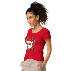 Santa Printed Christmas Women's T-Shirt