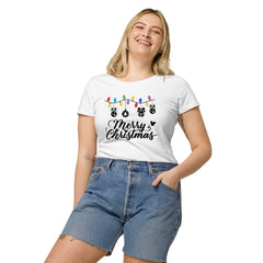 Merry Christmas Printed Women's T-Shirt