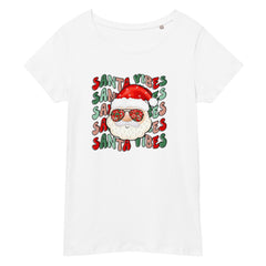 Santa Printed Christmas Women's T-Shirt