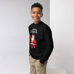 Santa Wishes Merry Christmas Kids sweatshirt