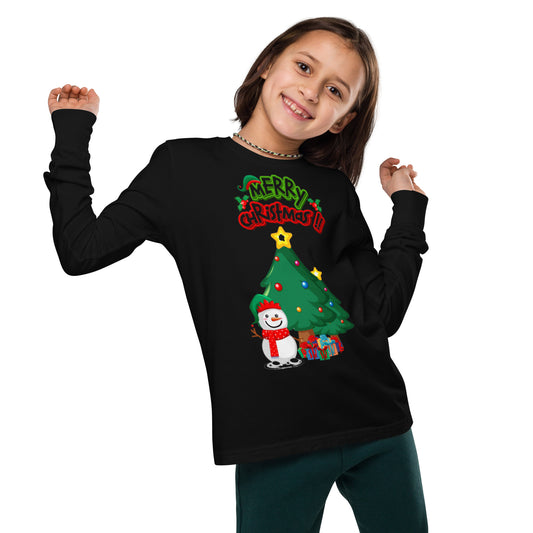 Christmas Cute Santa's Patch Kids Full Sleeve Tee