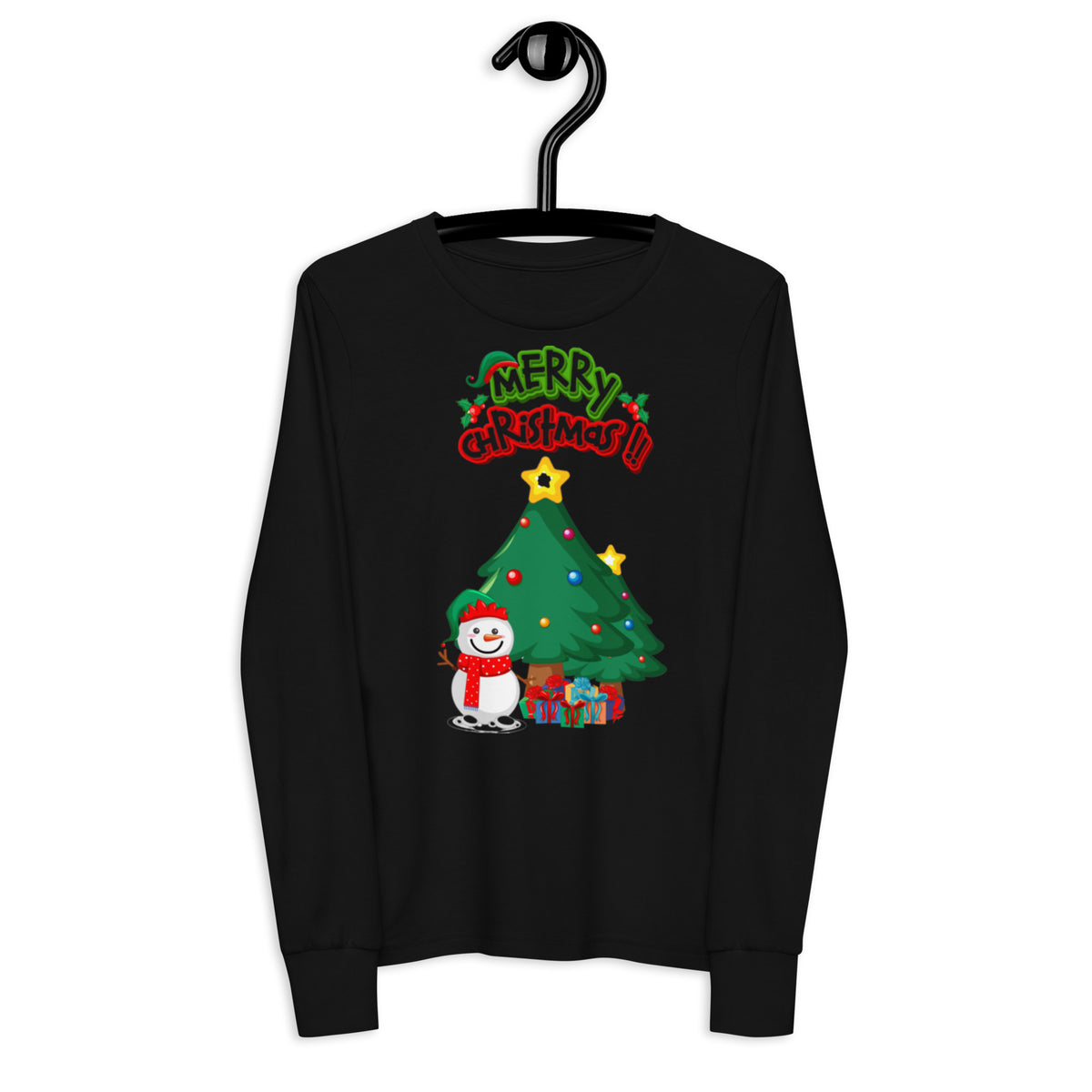 Christmas Cute Santa's Patch Kids Full Sleeve Tee