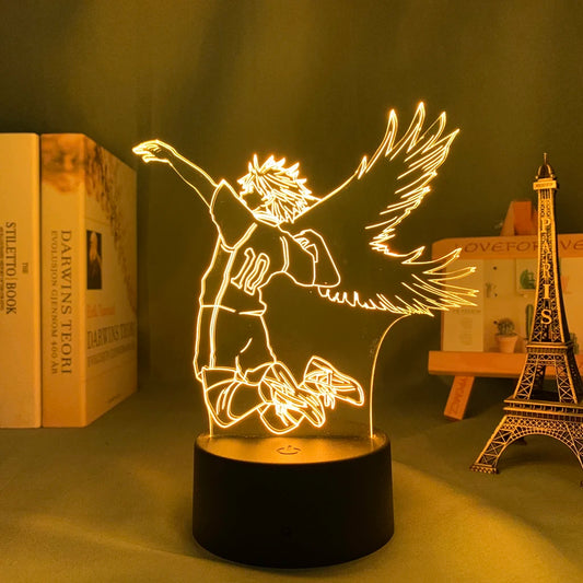 Manga Haikyuu 3d Lamp for Room Decor